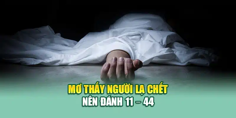 Mơ thấy người lạ chết nên đánh 11 – 44